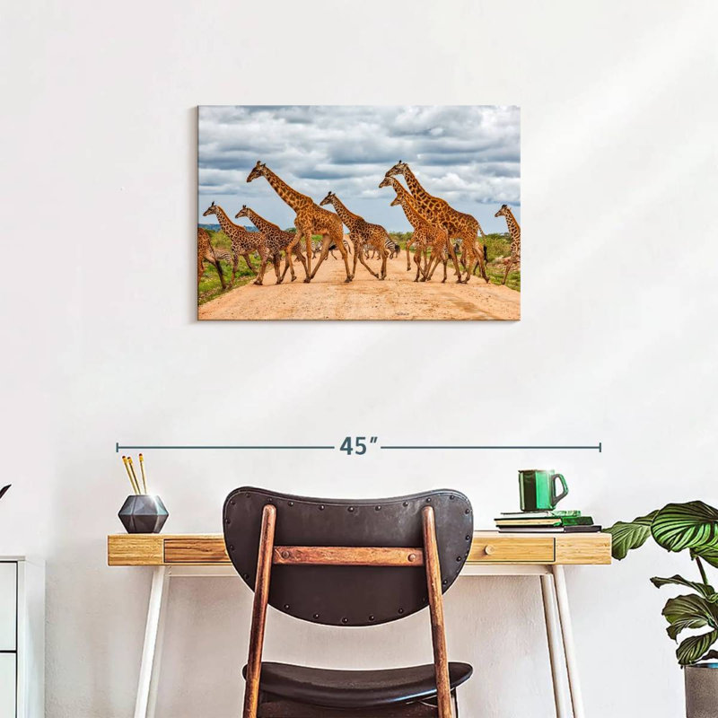 Girafes de Brampt, animaux de safari, H 20 po x l 30 po