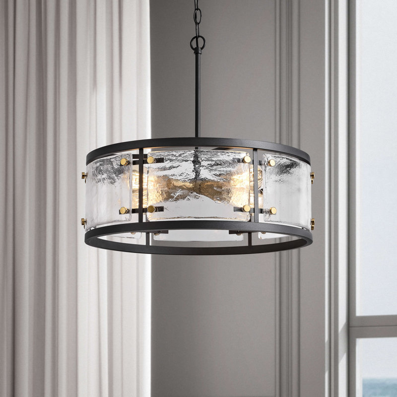 Lustre tambour 5 lumières Jeylani