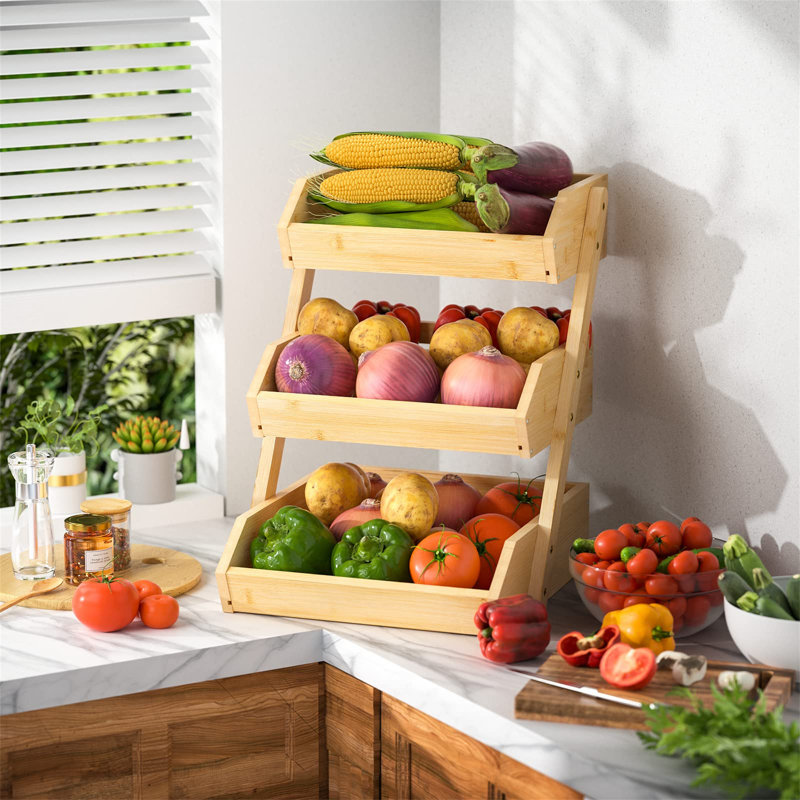 Latunja Wood Cabinet Shelving Rack