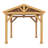 10 pi. L 10 pi. D Pavillon de jardin en bois massif