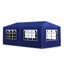 Tente de fête vidaXL 10 pi x 20 pi bleu-887529223