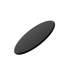Plateau de table en verre trempé de 38,6 po - noir, bord biseauté épais de 2/5 po -, impact - idéal pour le patio, les tables basses avec plateau noir,