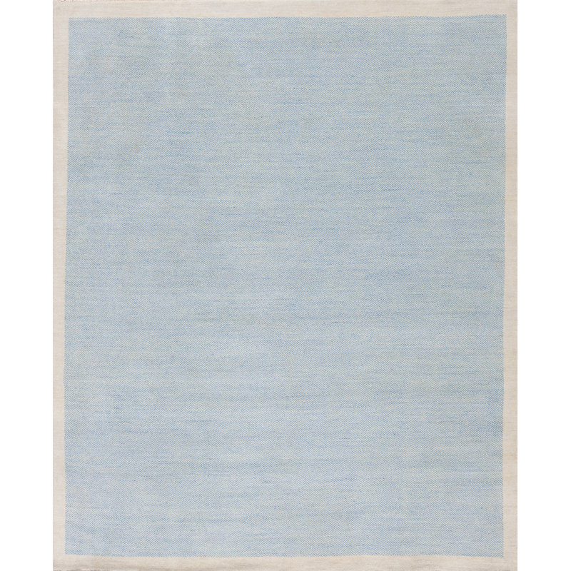 Textures Hand Knotted Wool Area Rug, Rectangle 10' x 14'