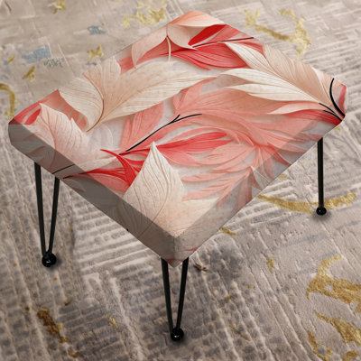 Tropical Lines Ii Tropical Pattern - Tropical Rectangle Ottoman