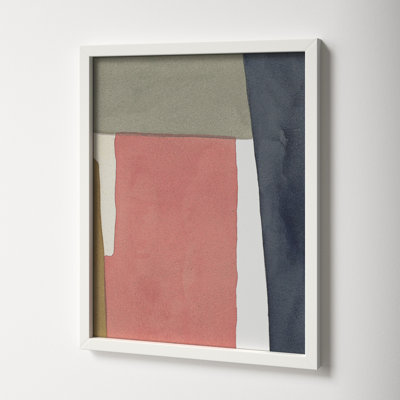 Warm Pink And Indigo by Julia Balfour