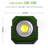 500 Lumen Led Rechargeable Solar Work Light With Magnetic Base, Charge By Usb/Solar