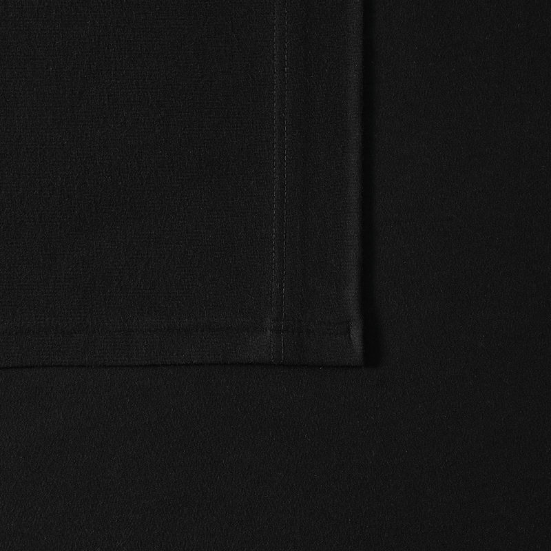 Ensemble de draps en jersey vraiment doux, Ensemble de draps pour lit double, Noir