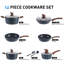 Persa 12 - Piece Aluminum Cookware Set