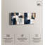 «Blue Mood and Abstraction Duo», ensemble de décorations murales bleues par Art Remedy, tendues sur châssis, 12 x 12-129628088-129628091