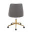 Chaise de bureau contemporaine pivotante avec roulettes-592659440-592659437