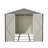 8 X 12 Ft Outdoor Storage Shed, Large Metal Tool Storage With Aluminium Frame And Lockable Doors, Storage For Backyard Garden Patio Lawn, Grey