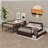 Bunk Beds With 2 Storage Drawers, Bunk Bed With Ladder And Safety Guardrail, Convertible Bunk Beds-1770547434-1770547433