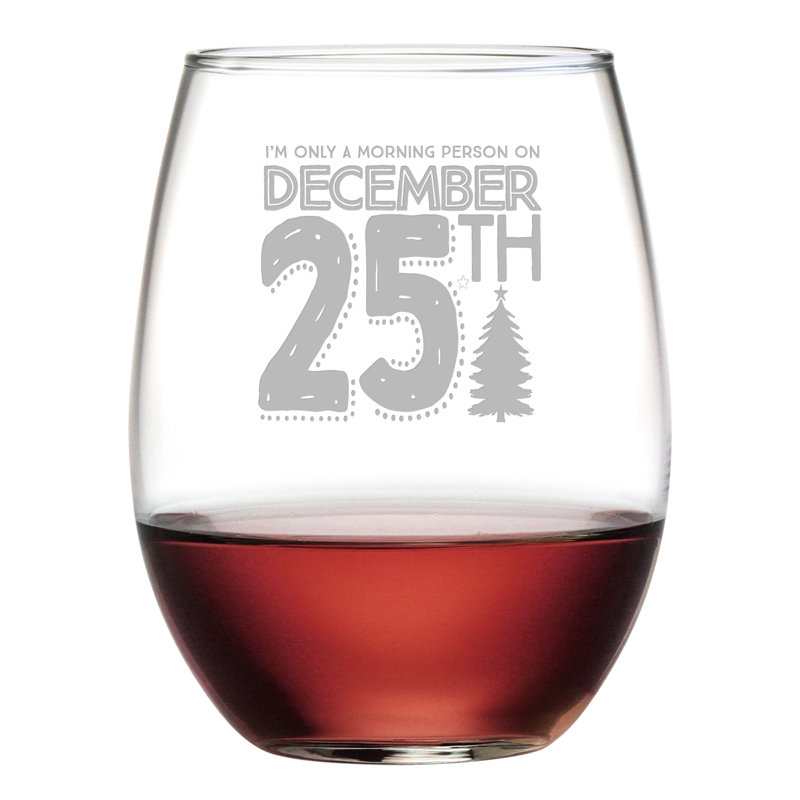 Verre à vin sans pied 21 oz. matinée person