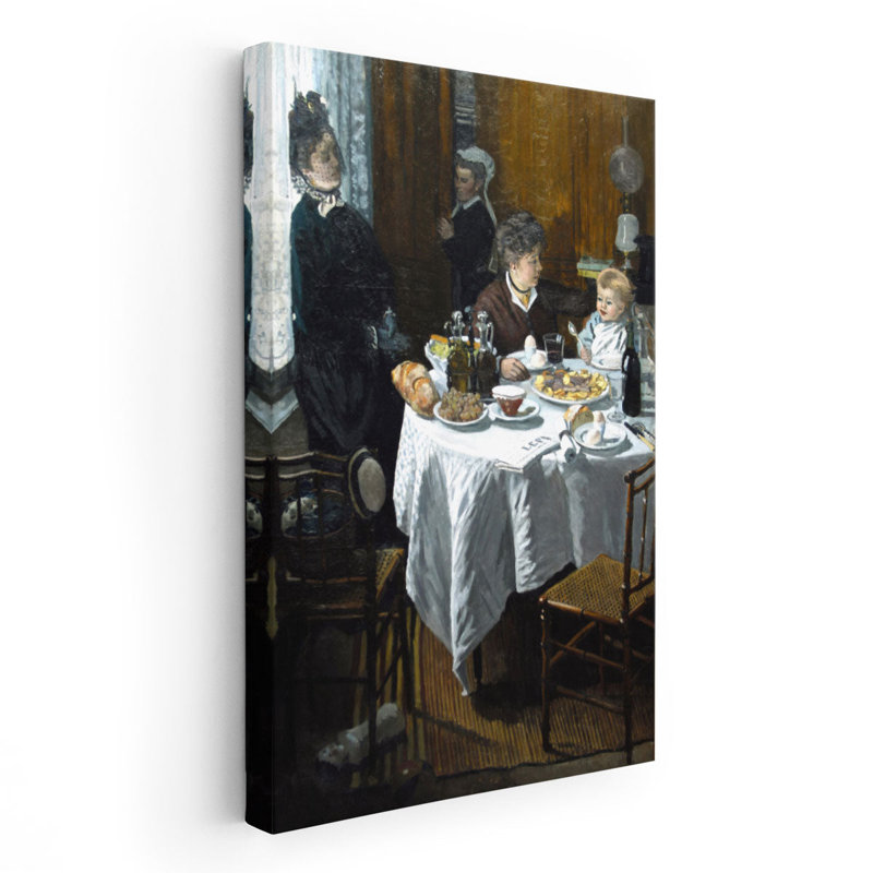Le déjeuner, Allemagne, 2017 - reproduction d'art sur toile, H 60 po x l 40 po