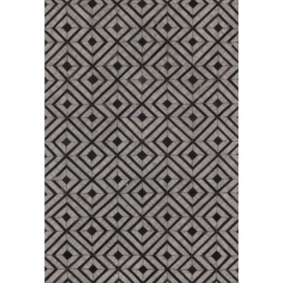Winnett Cowhide Geometric Indoor Rug