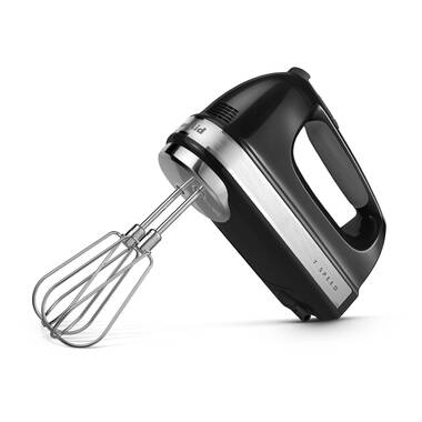 KitchenAid KHM512OB Ultra Power Onyx Black 5 Speed Hand Mixer with