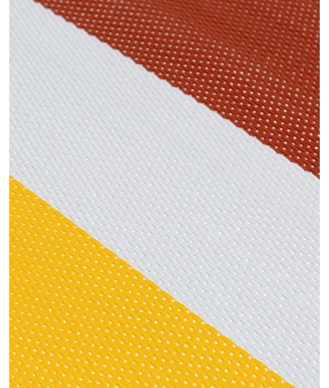 Rainbow Collection Outdoor Rug Modern Design in Yellow
