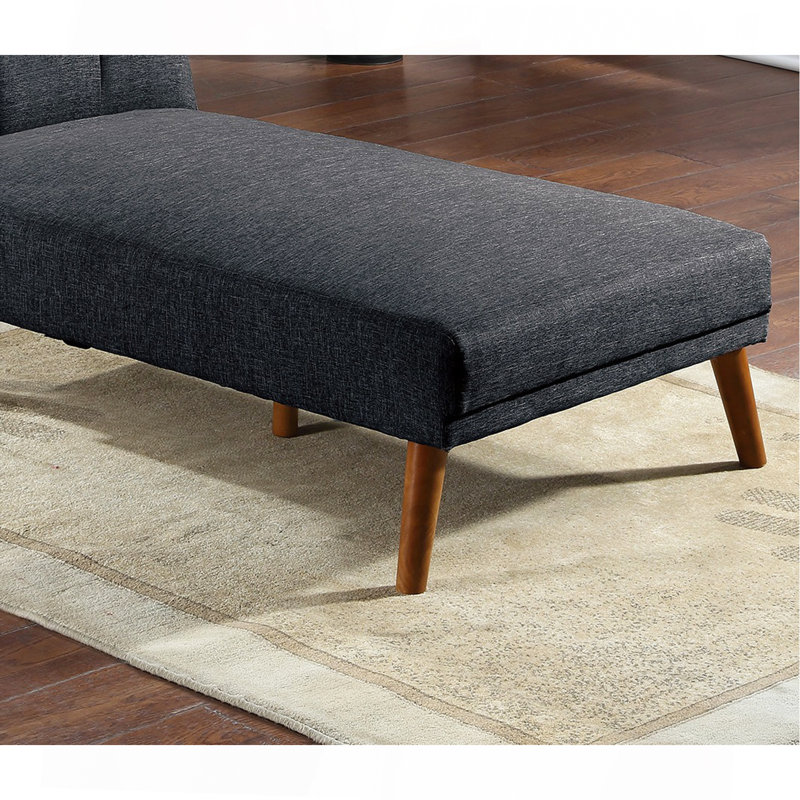 Canapé modulaire en polyfibre noir 2 pièces Mobilier de salon Pieds en bois massif Canapé, Noir