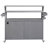 Kitchen Island with Raised Shelf-1611059860