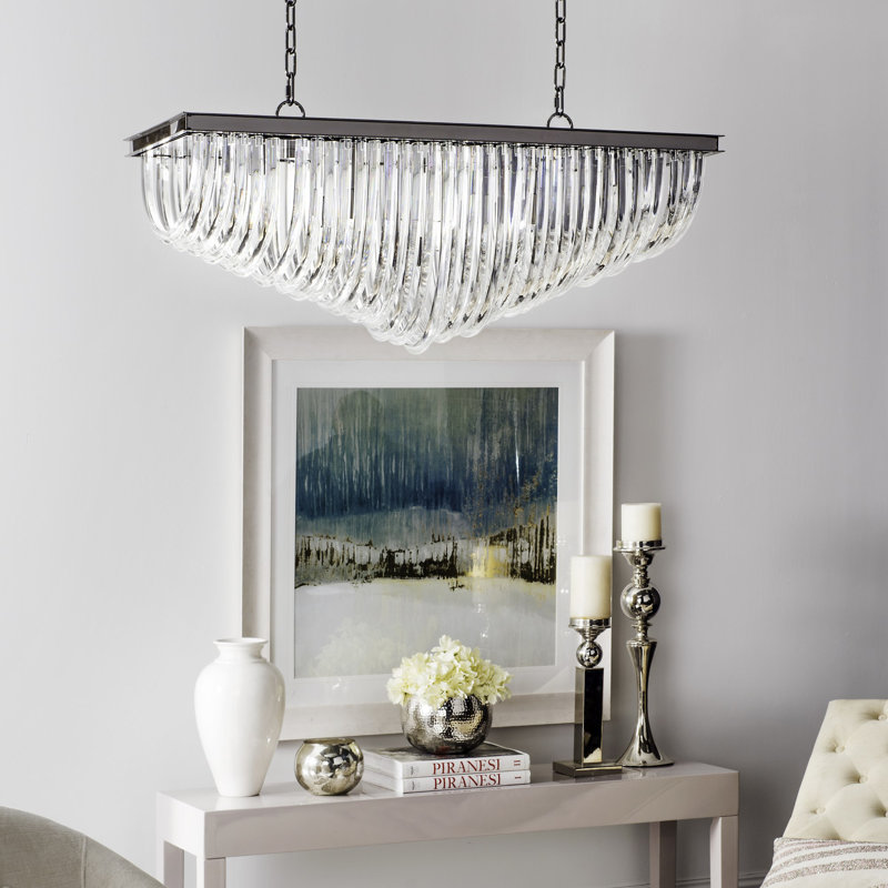 Lustre cascade 10 lumières Gentry