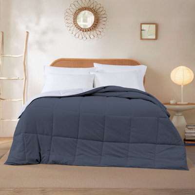 Modern Threads Comforter Duvet Insert, Reversible Quilted Down Alternative Comforter with Corner Tabs, All Season Bedding