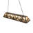 72" Long Tall Pines Oblong Pendant