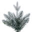  Arbre de Noël artificiel en épinette givré non éclairé 6 pi x 39 po avec 811 pointes réalistes en PE / PVC et un pied d'arbre en métal pliable. Assemblage requis.-1919090647-1919090646-1919090645