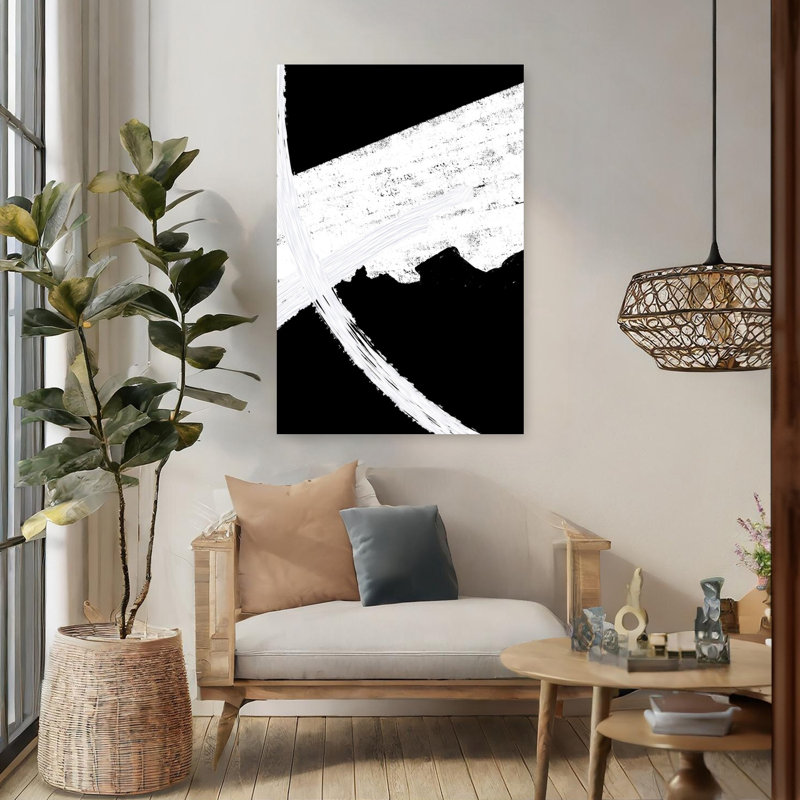 Art contemporain, art contemporain abstrait, H 48 po x l 32 po