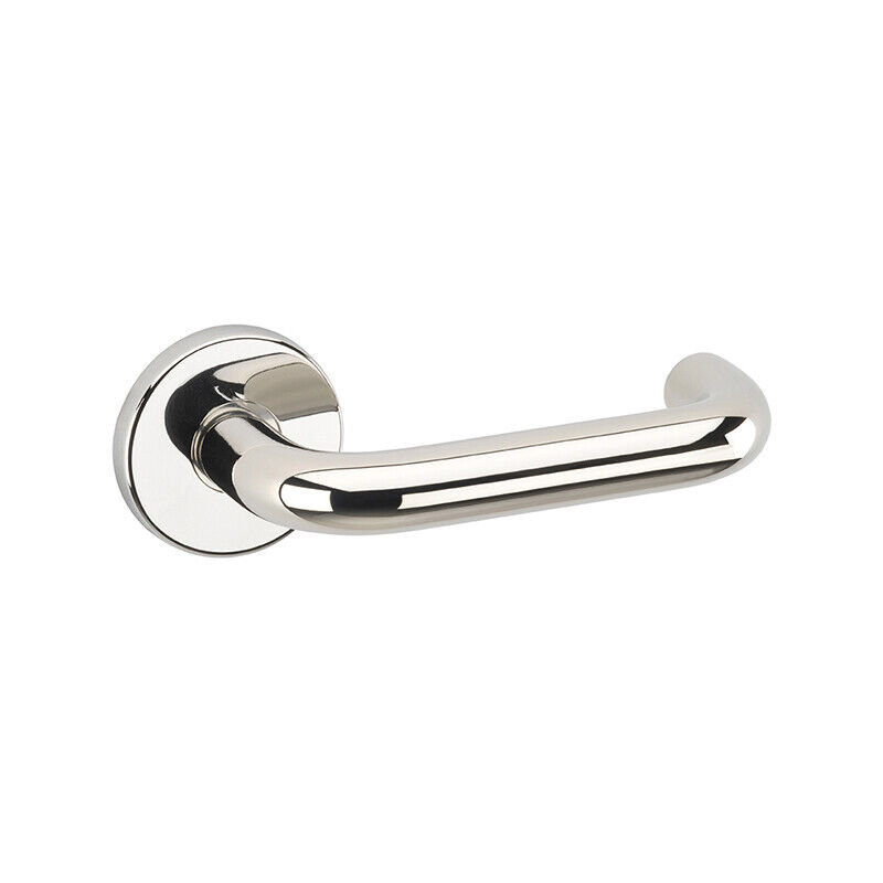 Right Hand Door Handle, Polished Nickel