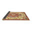 Tapis oriental jaune / rouge-1216299188