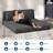Convertible Folding Sofa Bed with Pillow, 2-in-1 Sleeper Chair Floor Lounger, Pull-Out Lazy Sofa Couch