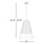 Luminaire suspendu en or brossé 1 lumière Crowne-1550405355
