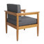 Fauteuil club en bois