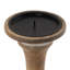 Ensemble de porte-bougies décoratifs de style pilier en bois de manguier tourné-56848856