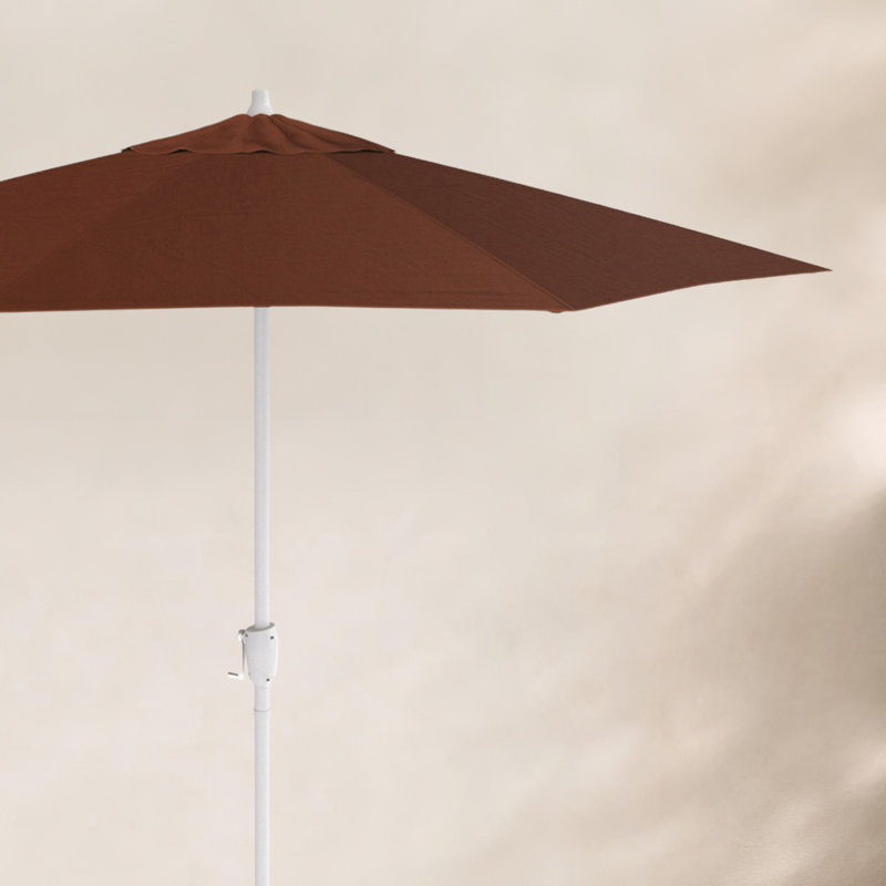Parasol de marché 86,3 po Kenne, Toile Toile Henna Sunbrella®, l 90 po x P 90 po