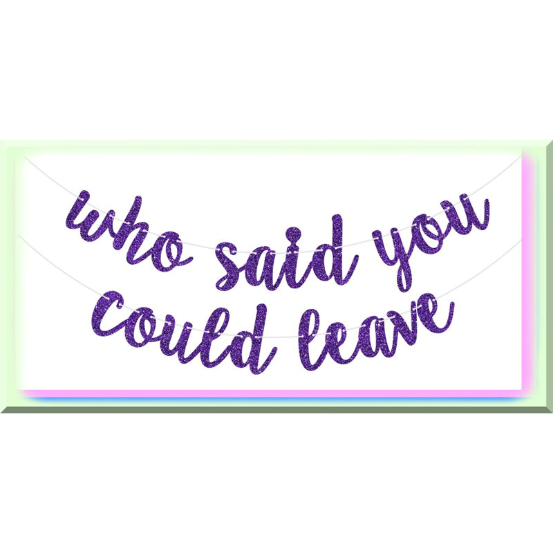 17th Birthday Glitter Banner