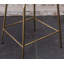Tabouret de bar en velours, ensemble de 2-1888553149
