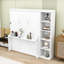 Lit escamotable mural Ell Elletsville avec tablettes-882040520-932556011