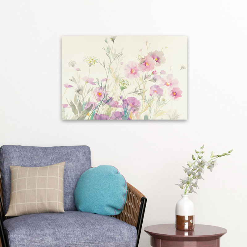 Cosmos et fleurs Queen Annes, dentelle et art cosmos, H 16 po x l 24 po