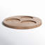 Round Wood Condiment Server