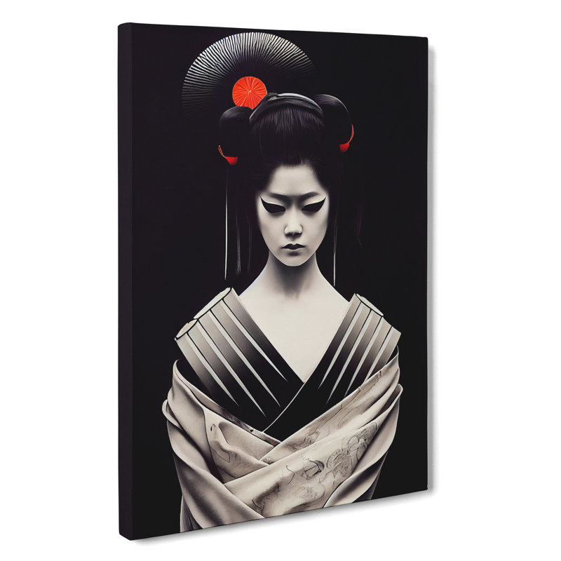 XC1022-1685X Contemporary Geisha No.1 - Wrapped Canvas Print, 50cm H x 35cm W x 3cm D