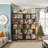 2-Piece Space-Saving Corner Bookshelf Set, Free Combination, Flexible Assembly For Home Office-254176677