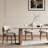 Mid-Century Walnut Dining Table with Rock Board-108643060