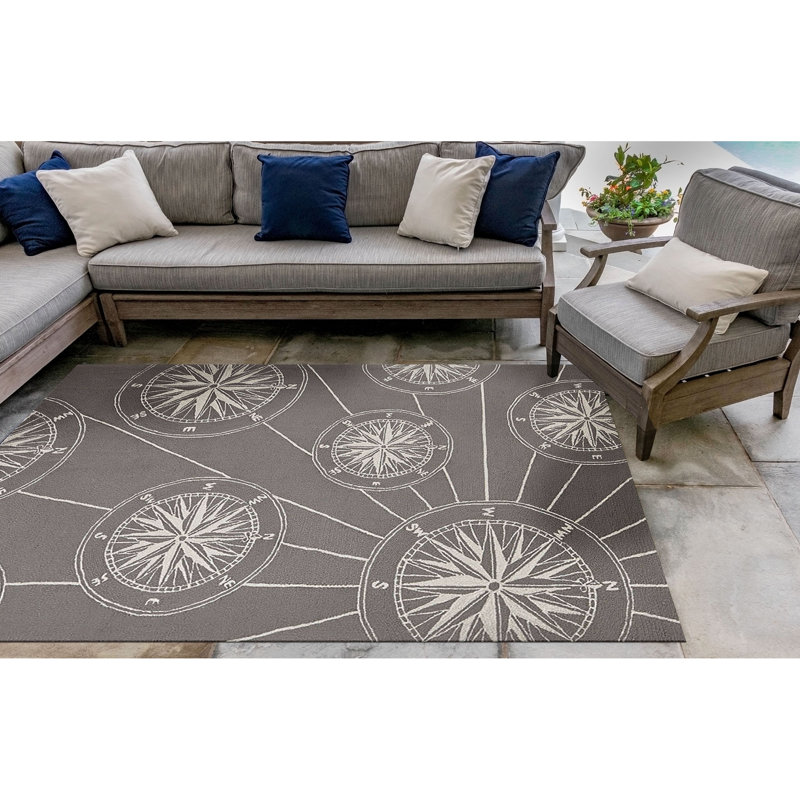 Tapis de cuisine Shelborne, Rectangle 5 pi x 7 pi 6 po, gris