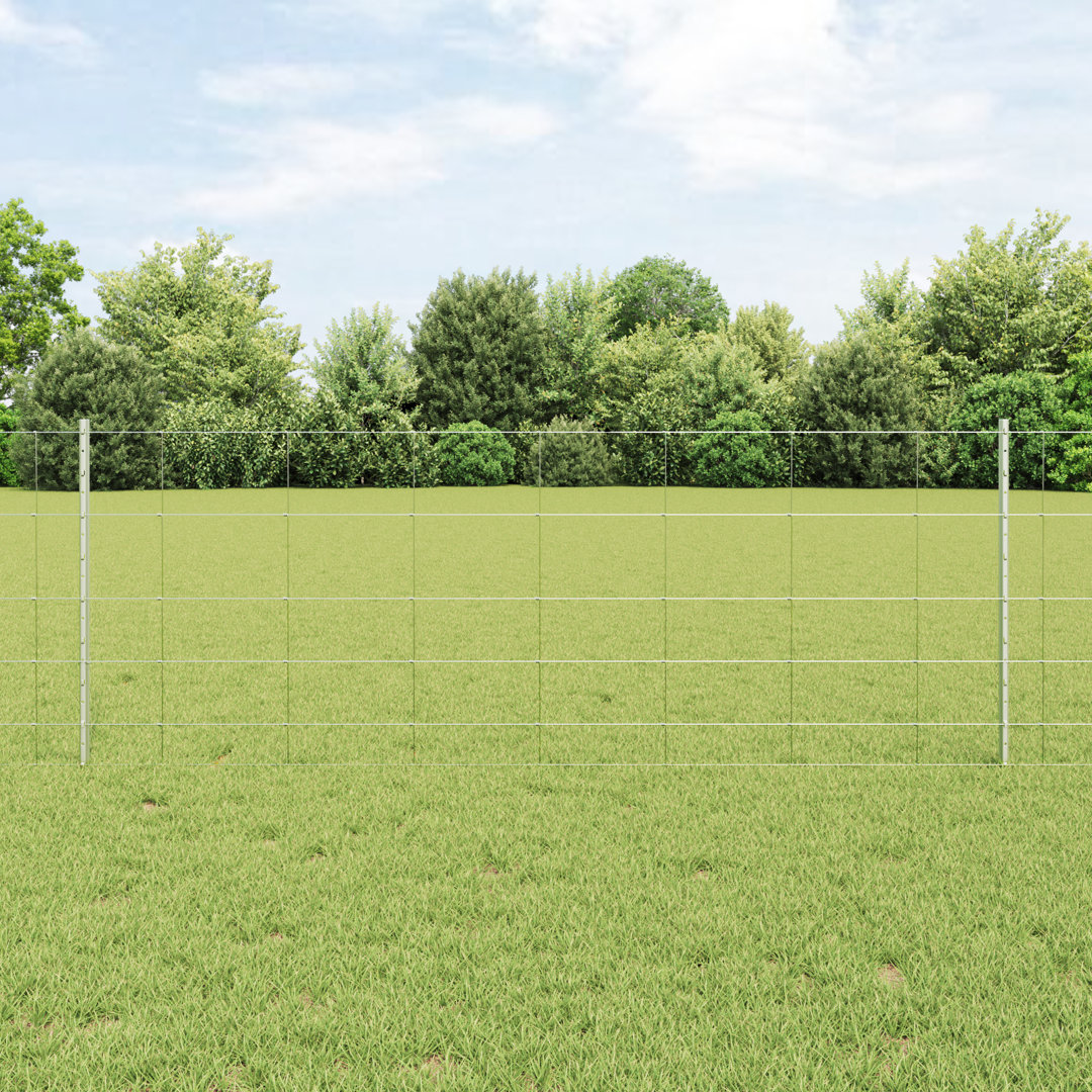 Fence with Post Segment Outdoor Barrier Garden Terrace Divider Boundary
