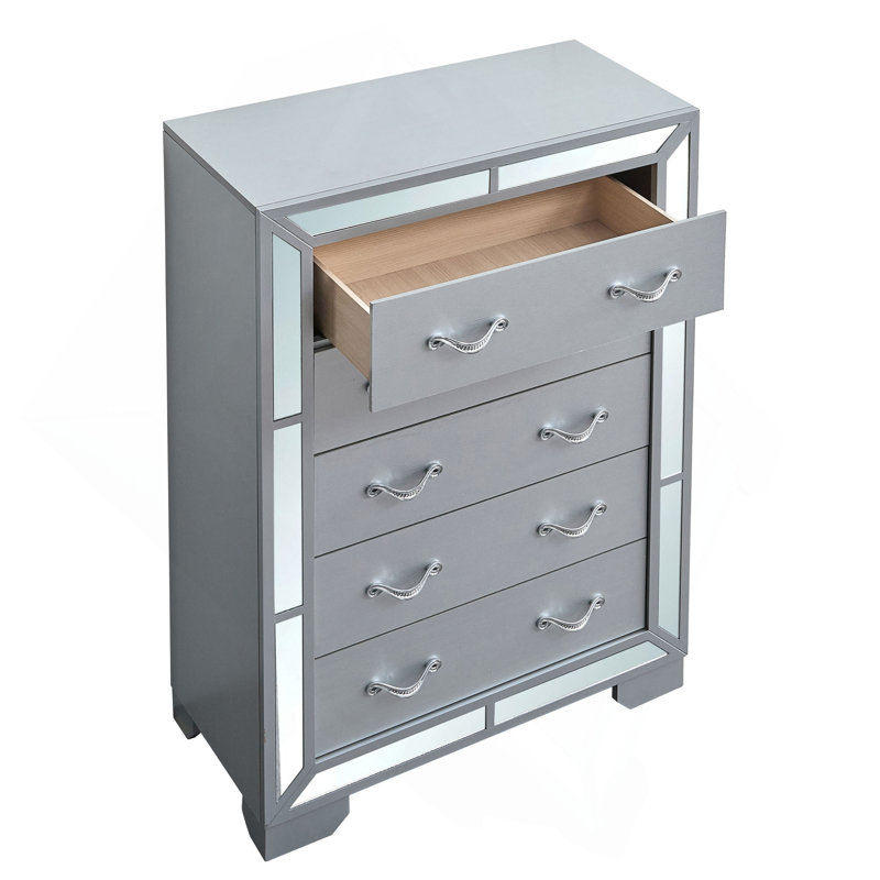 Commode moderne, argent