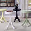 Table d'appoint pivotante jaune clair-715911427