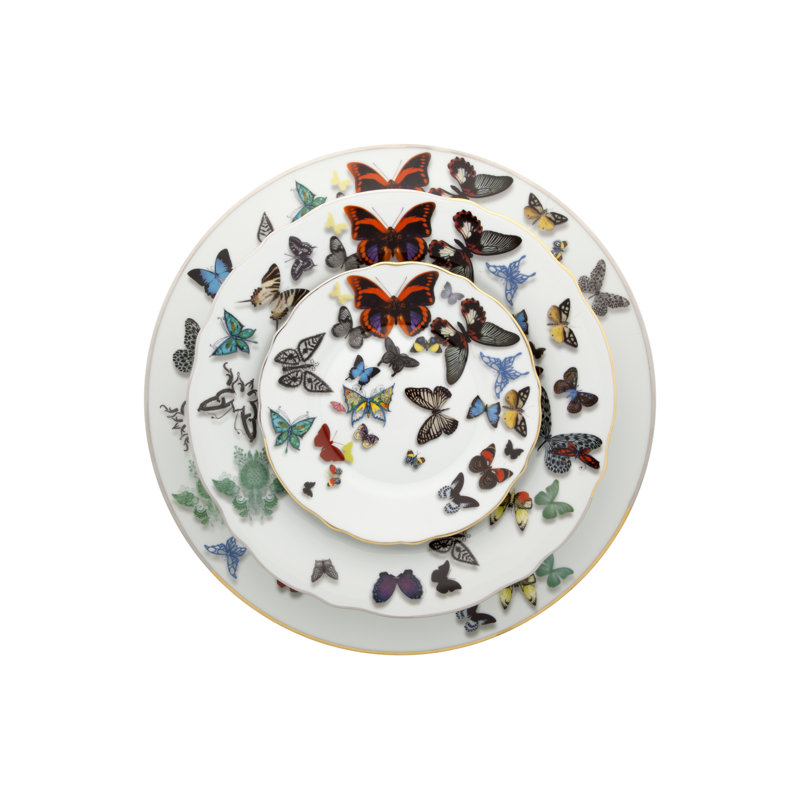 Butterfly Parade Porcelain China Charger