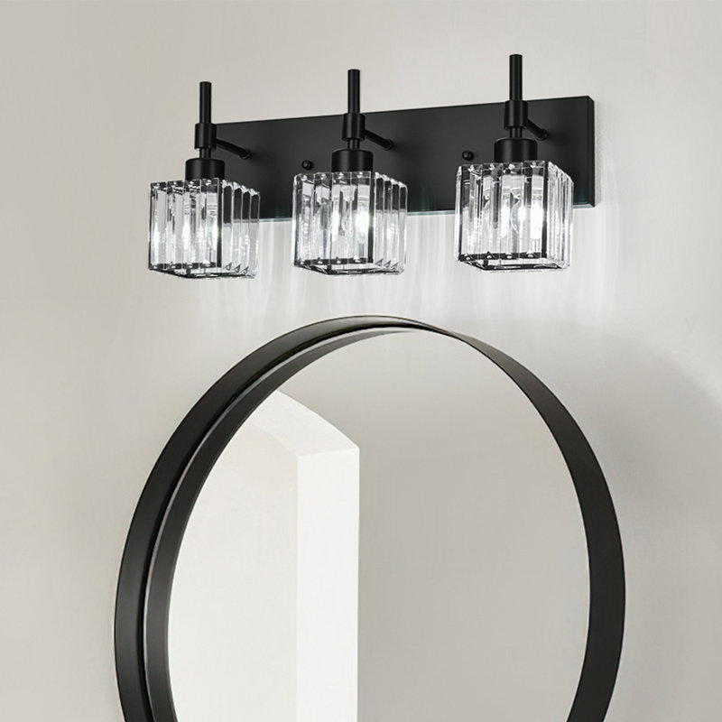Éclairage pour meuble-lavabo à intensité variable Taevion, 3, Black
