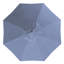 Parasol de patio 11 'en bronze avec inclinaison automatique et manivelle en bleu ciel Sunbrella-1974771729-1974772206